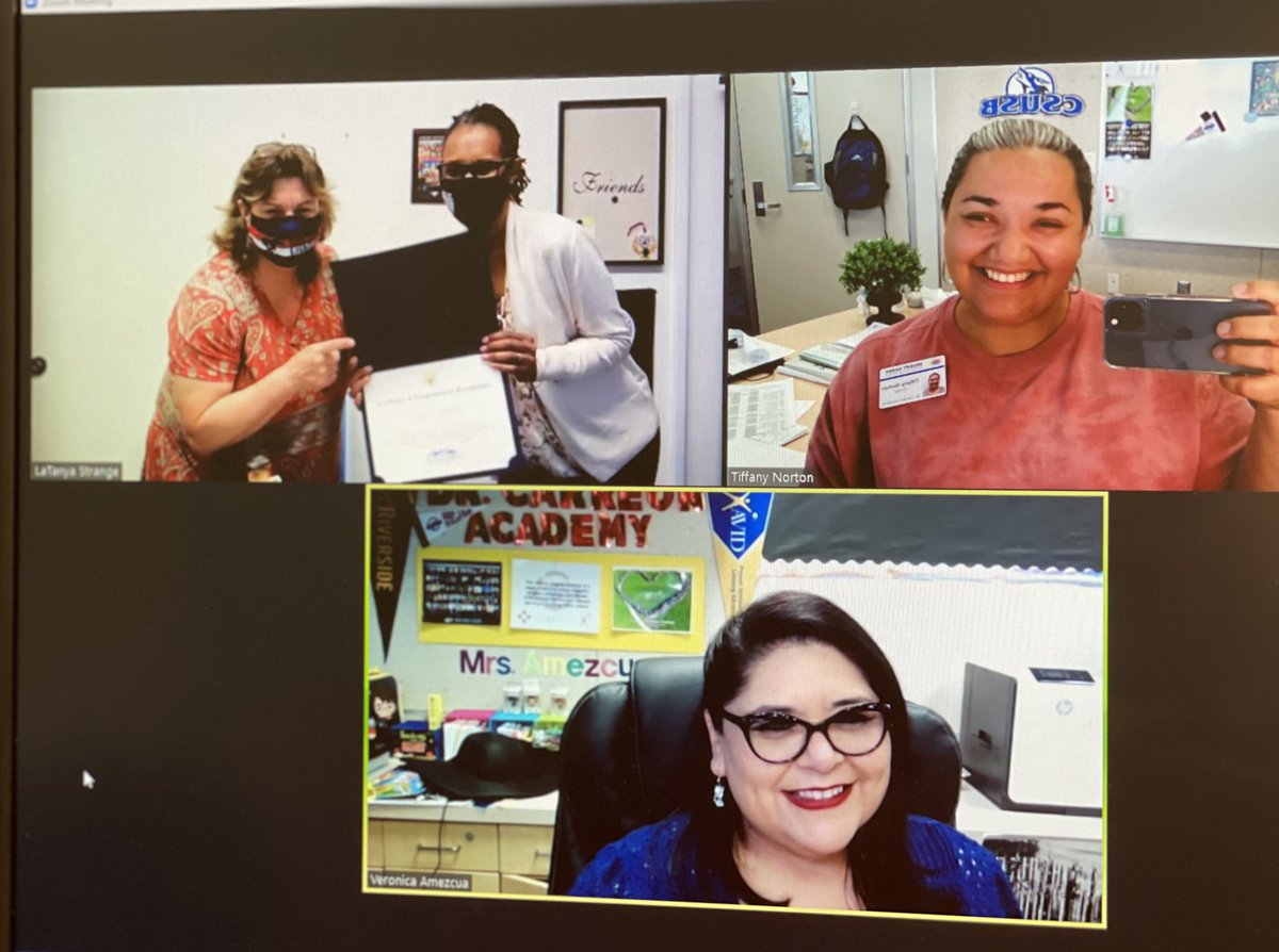 Dr. Carreon Academy (@dcacomets) on Twitter photo Mrs. Norton & Mrs. Amezcua joined @jmmustangs Principal, Mrs. Joiner to present Dr. Strange with a certificate from <a href="/RepRaulRuizMD/">Congressman Raul Ruiz, M.D.</a> in celebration of Assistant Principal Week! Thank you, <a href="/strangetanya1/">LaTanya Strange</a> for all you do!! #carreoncomets Mrs. Norton & Mrs. Amezcua joined @jmmustangs Principal, Mrs. Joiner to present Dr. Strange with a certificate from <a href="/RepRaulRuizMD/">Congressman Raul Ruiz, M.D.</a> in celebration of Assistant Principal Week! Thank you, <a href="/strangetanya1/">LaTanya Strange</a> for all you do!! #carreoncomets