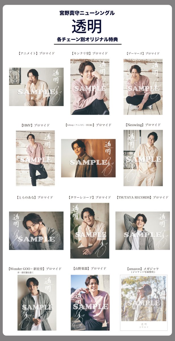 ☆新作入荷☆新品 宮野真守 Wondering ライブグッズ ブロマイド写真