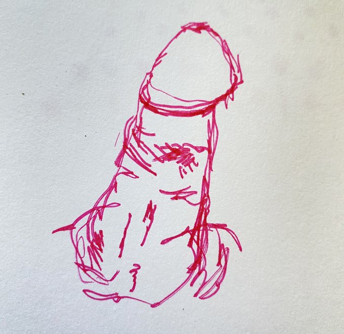 I had fun doing $5 blind contour dick drawings on my Onlyfans this week! #drawing #eroticart #ArtistOnTwitter<a href="/tag/drawing"class="tags"><span>#drawing</span></a><a href="/tag/eroticart"class="tags"><span>#eroticart</span></a><a href="/tag/artistontwitter"class="tags"><span>#artistontwitter</span></a>