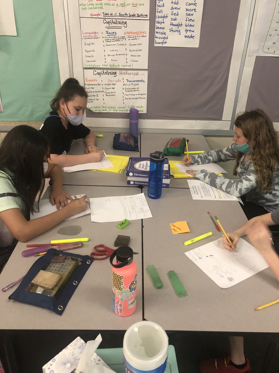 mrs_rsutton's tweet photo. One final push before the big day next week.  Setting and reaching towards those final goals for our writing!!  So proud of my writers and their growth this year! https://t.co/0kAMCel1eC