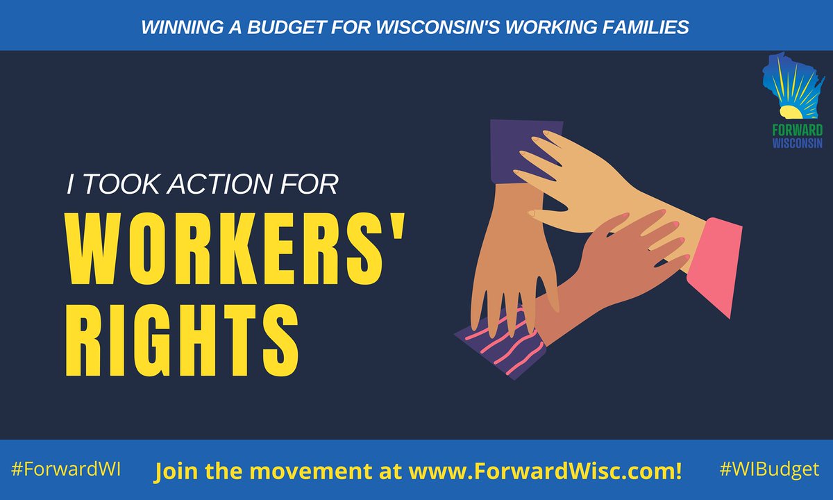 Forward_Wisc's tweet photo. Thank you to everyone who participated in the #ForwardWI budget action meeting tonight! It was amazing to meet with you all and hear about how the #BadgerBounceback Budget invests in our Economy and Infrastructure. /1 https://t.co/fHgu1R0ugQ