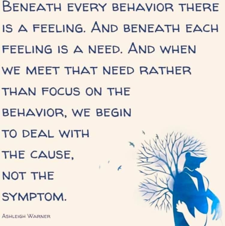 NyenyeJordan's tweet photo. Get to the NEED that caused BEHAVIOR. When you can do that there is growth. https://t.co/pJE2JNqiqo