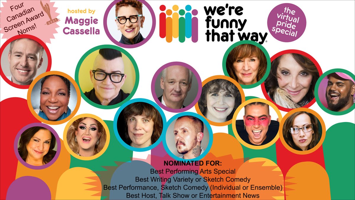 maggiecassella's tweet photo. Just wanted to thank everyone who helped this little show that could get 4 Canadian Screen Award Nominations!  Thanks to @TheCdnAcademy, and the talent and our EP partner Project 10,  and my amazing Ford Cassella partner @meKatieFord https://t.co/aDKFSdm2Gn