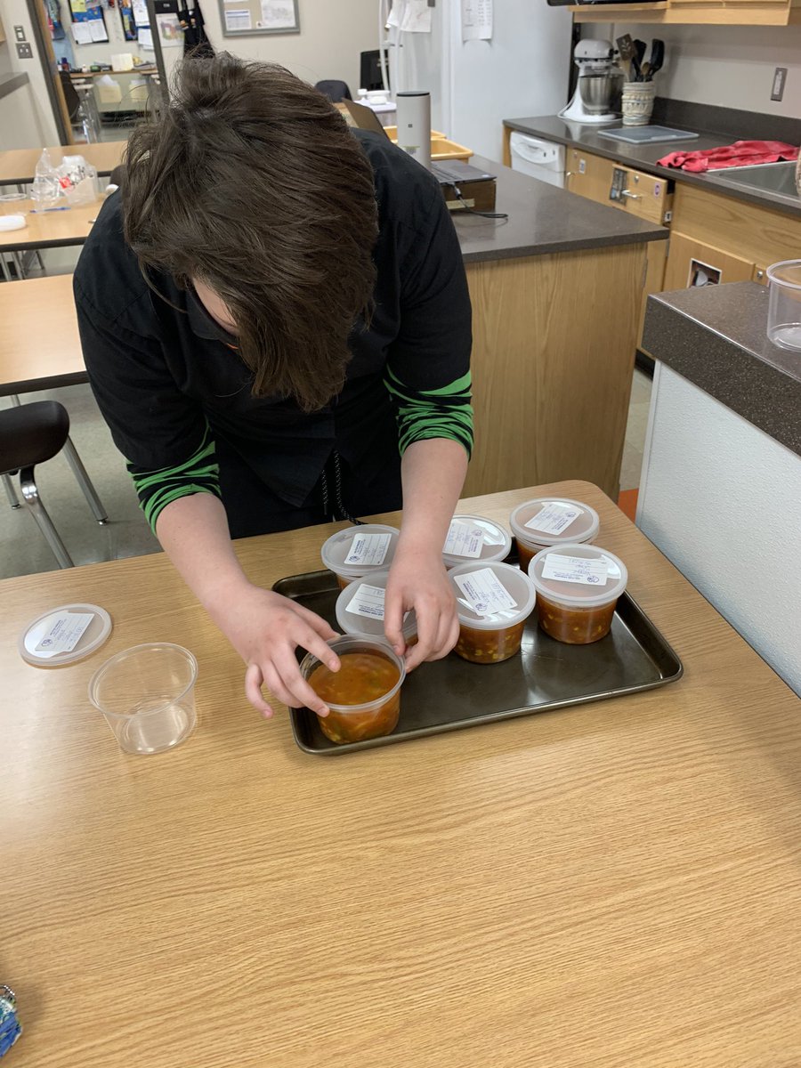CBUnamiMS's tweet photo. Ms. Ericsson and the Soup Club worked to make homemade soup to donate to the Caring for Friends charity.  That’s the Warrior Way! #Unami https://t.co/y5tCIbruts