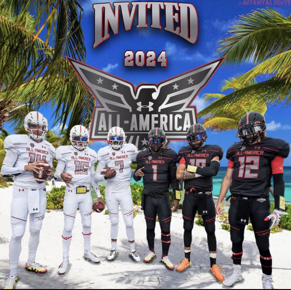 jjrubell's tweet photo. WOW. Been a dream since I was young. Blessed to be Invited to The 2024 UA-All America Game 🙌🏾.@DemetricDWarren https://t.co/sK5v0sYlmb