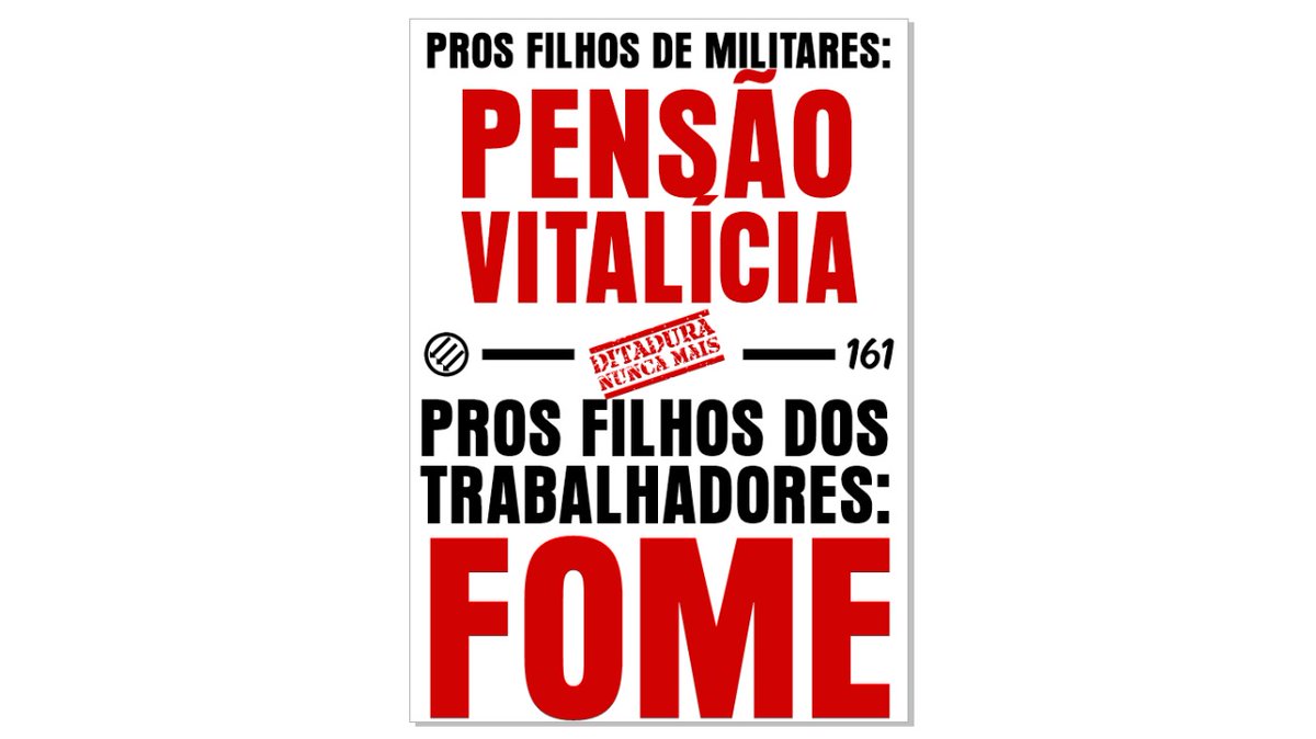 FlamengoAntifa's tweet photo. CONTRA A FARSA DA DITADURA CIVIL-MILITAR
Propague sua indignação pelo interior e pela capital!
#DitaduraNuncaMais #DitaduraNaoSeComemora #DitaduraSeCombate #Ditadura #ditaduramilitar #GolpeDeEstado #Golpe1964 #Resistencia #FlaAntifa #FlamengoAntifascista #antifa #AntiFascista https://t.co/q96WhsCwPj