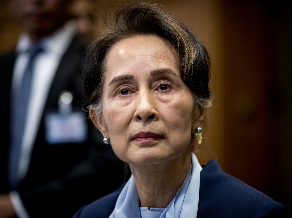 I'm glad that Aung San Suu Kyi "looks healthy," but let's not forget that she's in detention, representing the the Myanmar people's desire for democracy, which the military junta's coup stifled. reuters.com/article/us-mya…