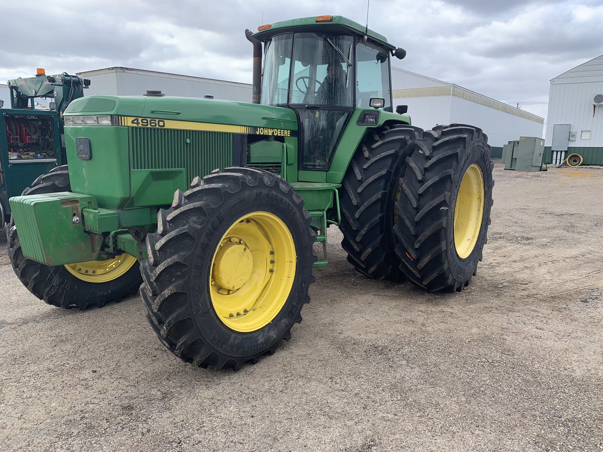 degtires's tweet photo. Who says you can’t teach an old dog new tricks.  Stepping things up for #plant21 6 new shoes for this 4960 today!   IF 580/85R42 rears IF 420/85R34 fronts.  @YokohamaOHTA https://t.co/gHz2n7vOsk