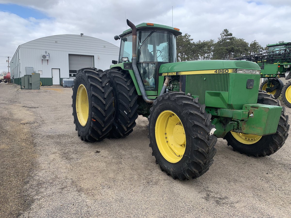 degtires's tweet photo. Who says you can’t teach an old dog new tricks.  Stepping things up for #plant21 6 new shoes for this 4960 today!   IF 580/85R42 rears IF 420/85R34 fronts.  @YokohamaOHTA https://t.co/gHz2n7vOsk
