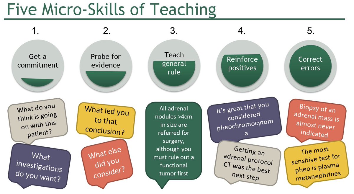 Great lecture yesterday from <a href="/BrenessaL/">Brenessa Lindeman, MD, MEHP</a> on teaching students as part of our prep for residency course <a href="/UABSOM/">𝕊’5🐙</a>. A helpful &amp; applicable framework to maximize learning opportunities for med students on service even when crunched for time.  Can’t wait to put this into practice!!