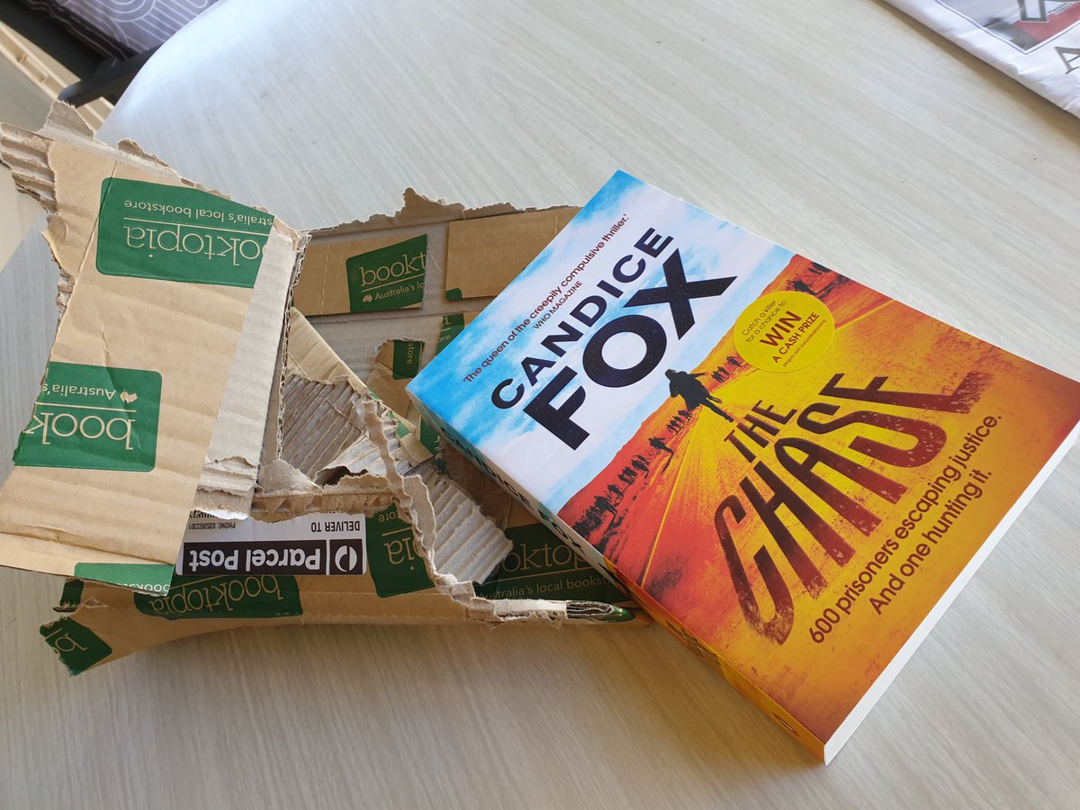 dptann's tweet photo. @candicefoxbooks Much excitement. #RipOpenTheBox https://t.co/kpwg2nyti9