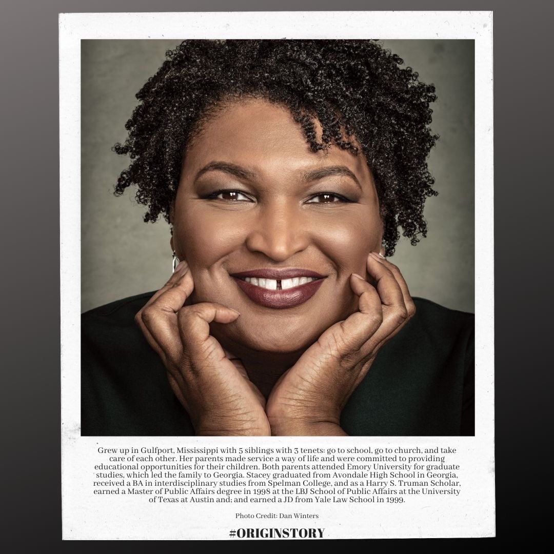 WomenStorySalon's tweet photo. Our final #WomensHistoryMonth #StoryADay: @staceyabrams! Check out her #StoryCore, #OriginStory, #StorySurprise &amp; her thoughts on owning &amp; telling your own story #InHerWords #WomeninPolitics #OurTimeisNow #Leadership #genderjustice #EqualityCantWait https://t.co/3bJ1BjunsL