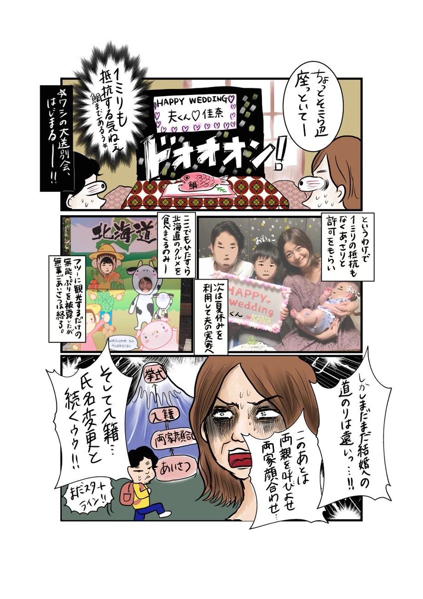 「入籍」までの道のりが想像と1800度違った話(1/2)
続きはリプ欄に
#コルクラボマンガ専科
#マンガが読めるハッシュタグ
#コミックエッセイ 