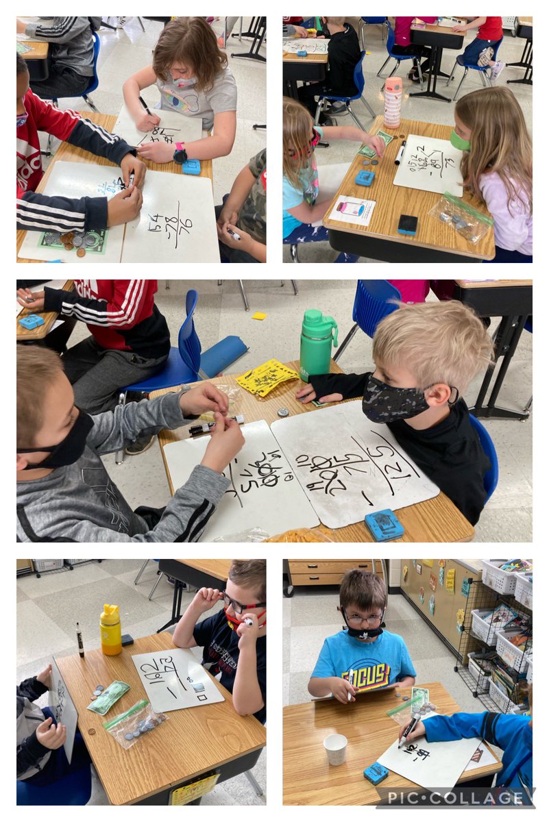MollyRoethle's tweet photo. We had a busy day using subtraction strategies to buy and sell goods at our pretend yard sale! #WeAreASD https://t.co/CcBtsC9c3s