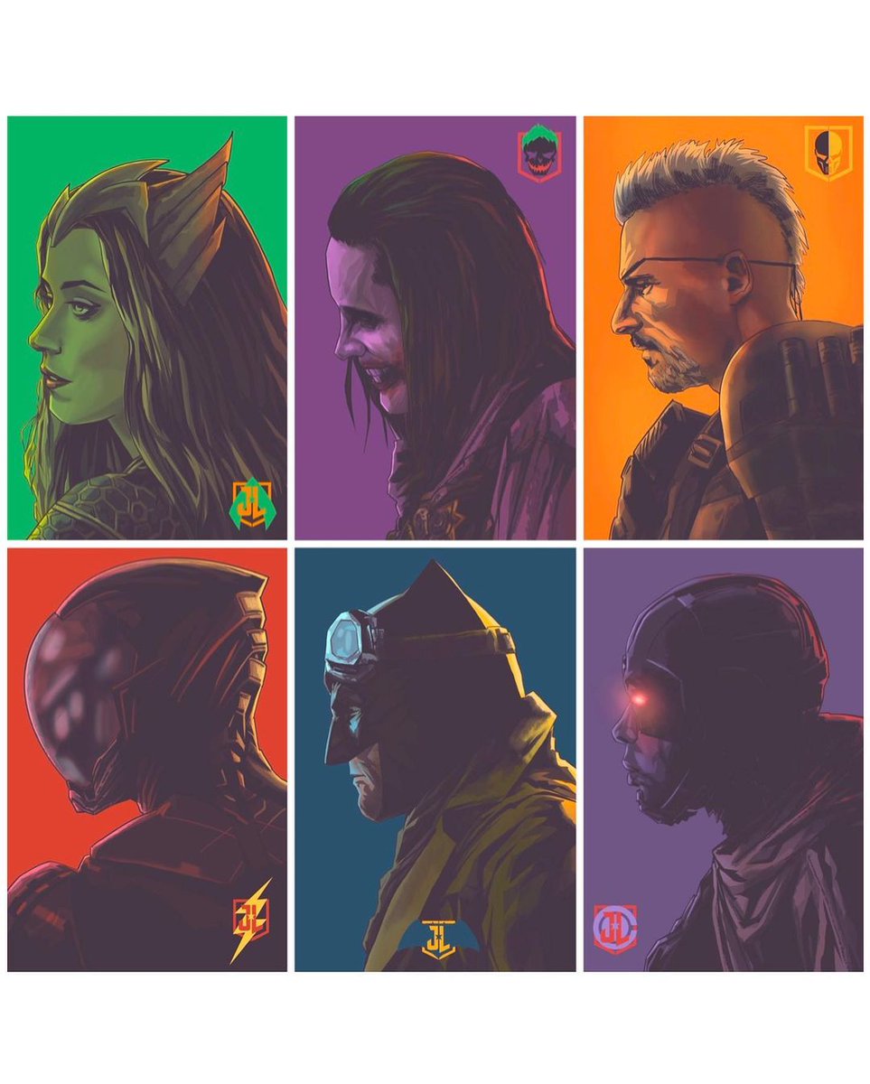 "Knightmare League " #SnyderCut 
character posters by Dustin Lee Massey