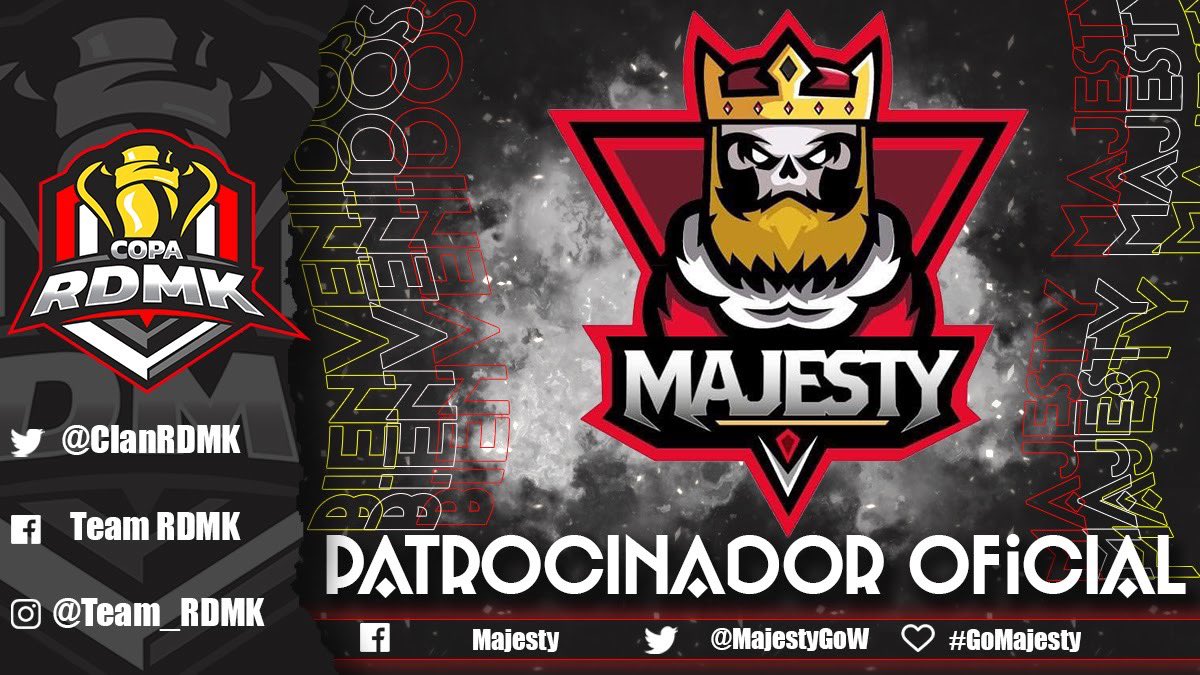 ClanRDMK's tweet photo. Damos la bienvenida a nuestra primera ediciΓ³n y como Patrocinador Oficial a Majesty @MajestyGoW una marca reconocida en la comunidad de Gears of War!
Mucha suerte en sus enfrentamientos!
TambiΓ©n pueden seguirlos en facebook: https://t.co/C4GJzFFpdZ
#CopaRDMK #GoMajesty https://t.co/zkkGFXHvf4