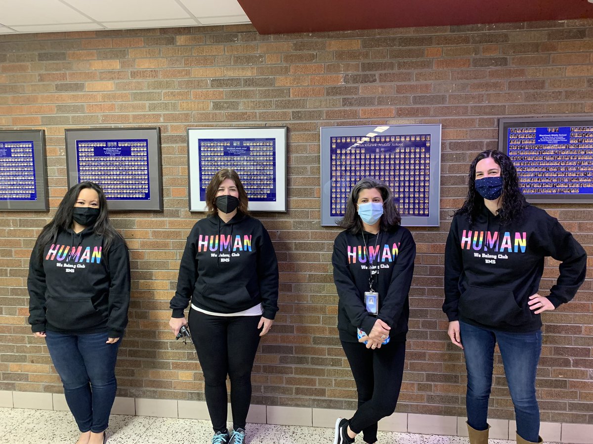 perryfinchSD735's tweet photo. So proud &amp; honored 2 B a part of a school community that supports #equilityforall. The new We Belong Club was representing strong last week. Thnx @Zabeljz &amp; Ms. Spikings 4 getting this club going. The cart in the pic is kids’ orders 4 hoodies &amp; Ts! #inclusionmatters #BMS_IBelong https://t.co/BTpUx7r3tL