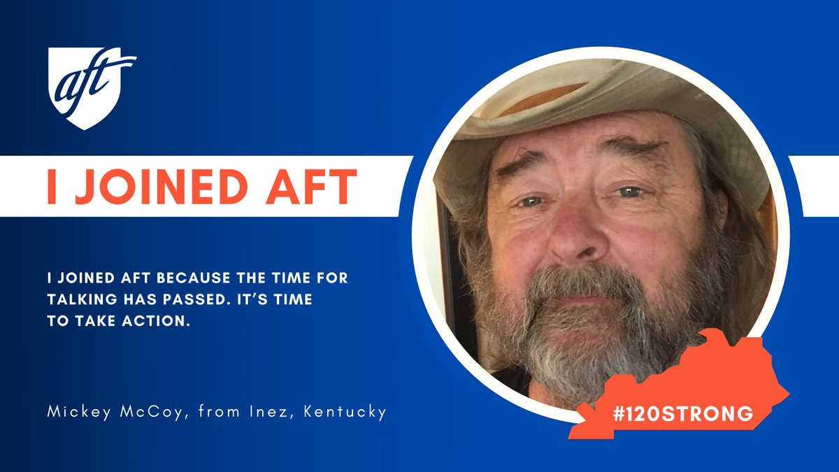 120Strong's tweet photo. #WeAreAFT #KY120UnitedAFT #120Strong #UnionStrong https://t.co/yNRhqPLAzd