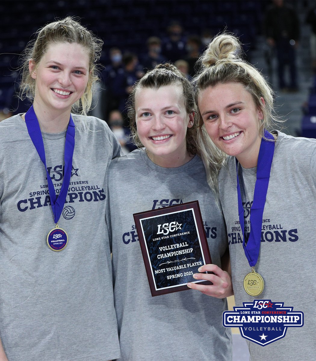 LoneStarConf's tweet photo. Congrats to the Spring 2021 #LSCvb Championship All-Tournament Team and Tournament MVP Kailyn Gilbreath of @angeloathletics! 🏐🏅 https://t.co/m0wMigd2NR