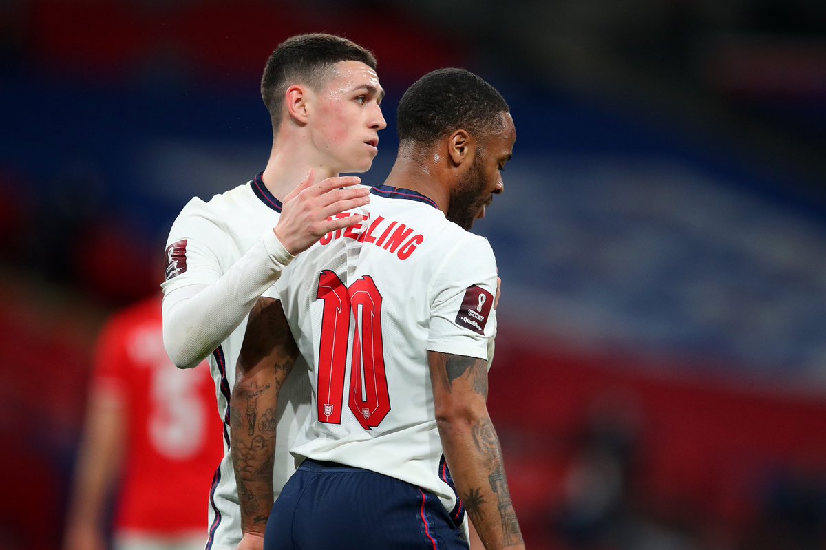 Manchester City 各国代表で戦うシティズンズ Sterling7 ストーンズ Kylewalker2 Philfoden 4選手同時先発 ポーランド戦の勝利に貢献 ロドリ Ericgm3