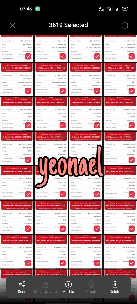 yeonael's tweet photo. proof selama februari kemarin,makasi banyak yg uda selalu percaya pake jasa tf aku🥺💖🙏🏻 #tfyon https://t.co/423NrVqU66