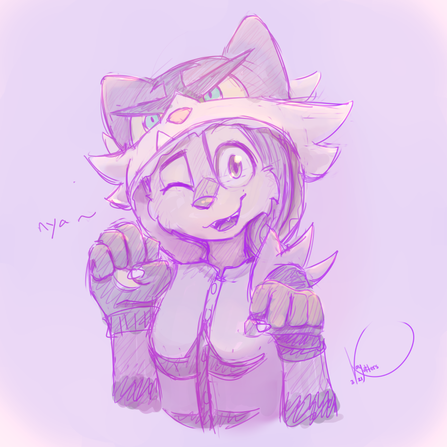 kayotters's tweet photo. like nya and stuff. kitty kigurumi. (soft and sticker versions)

incineroar isn't my Smash main, but i do enjoy playing them https://t.co/stq2otoEU0