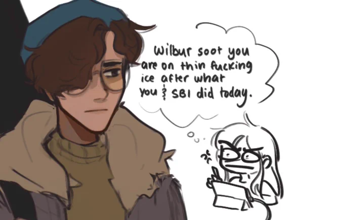 but i'm still gonna keep drawing him bc i know where my loyalties lie 🥲 (wip) 