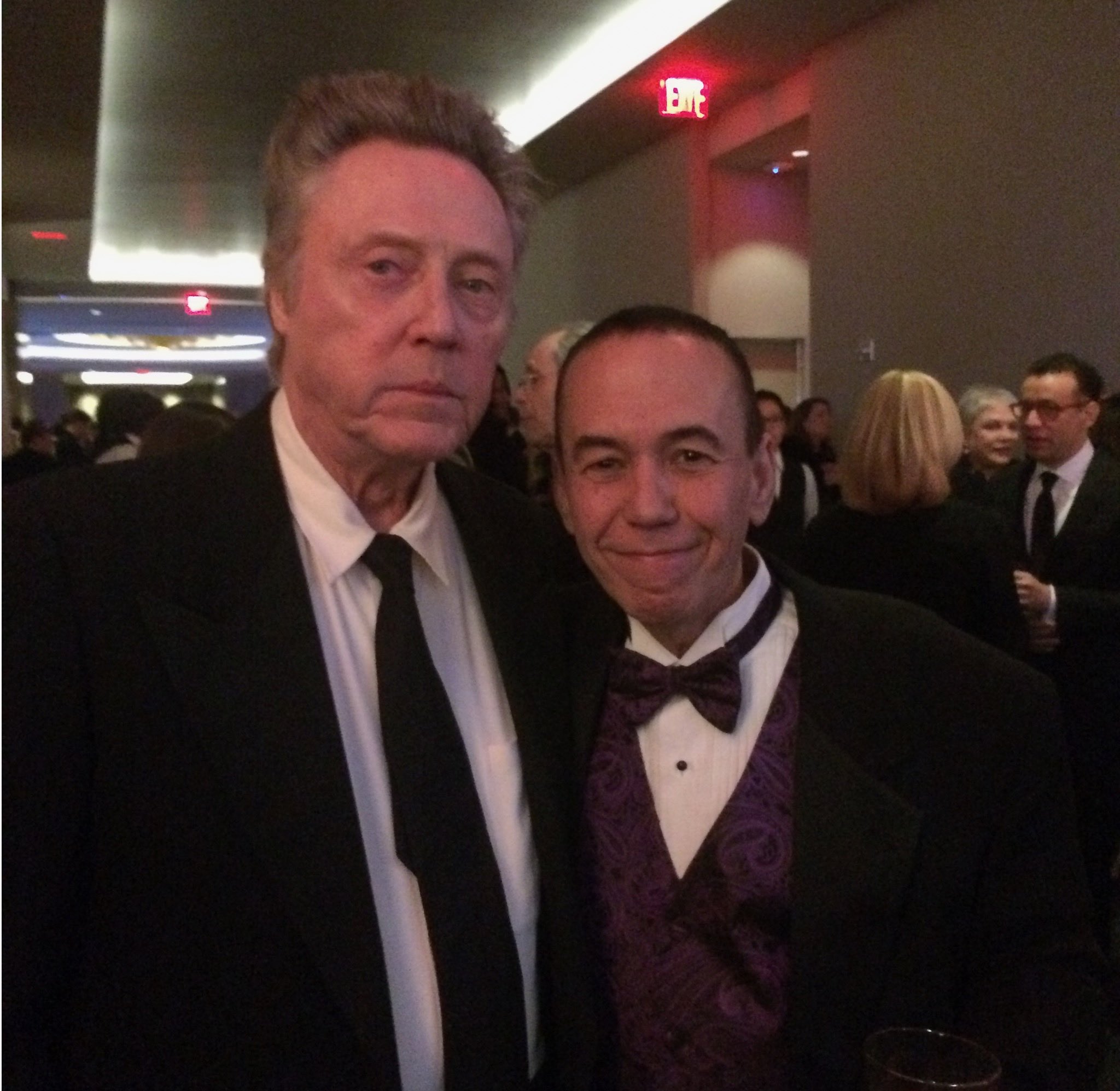 I just told him my best joke. Happy birthday Christopher Walken 