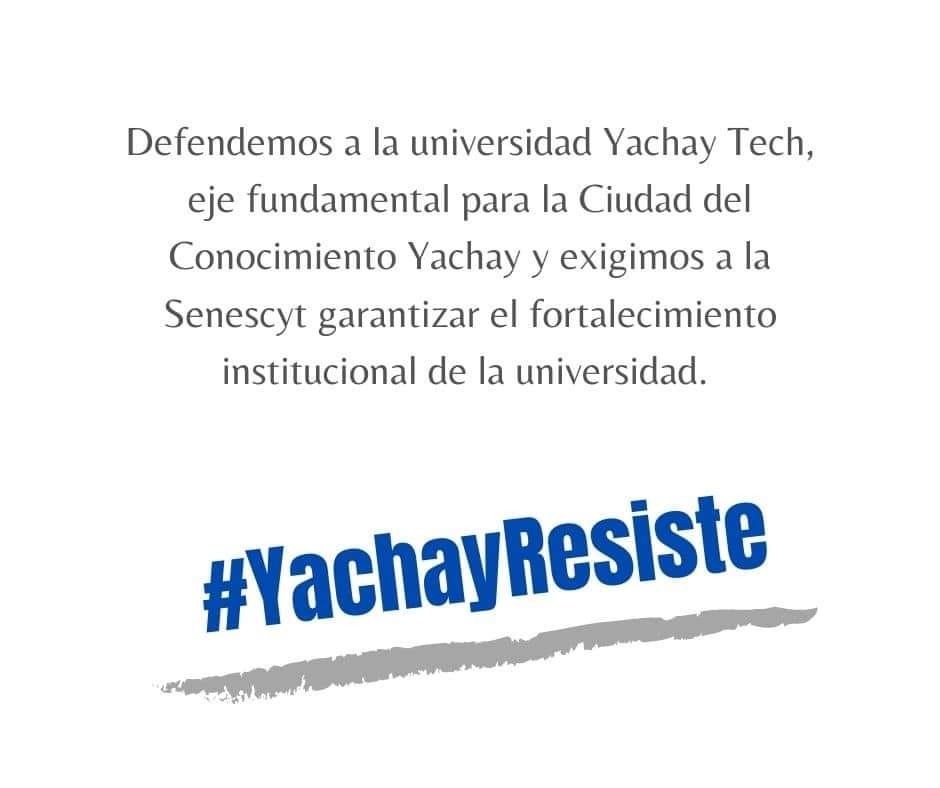 #YachayResiste