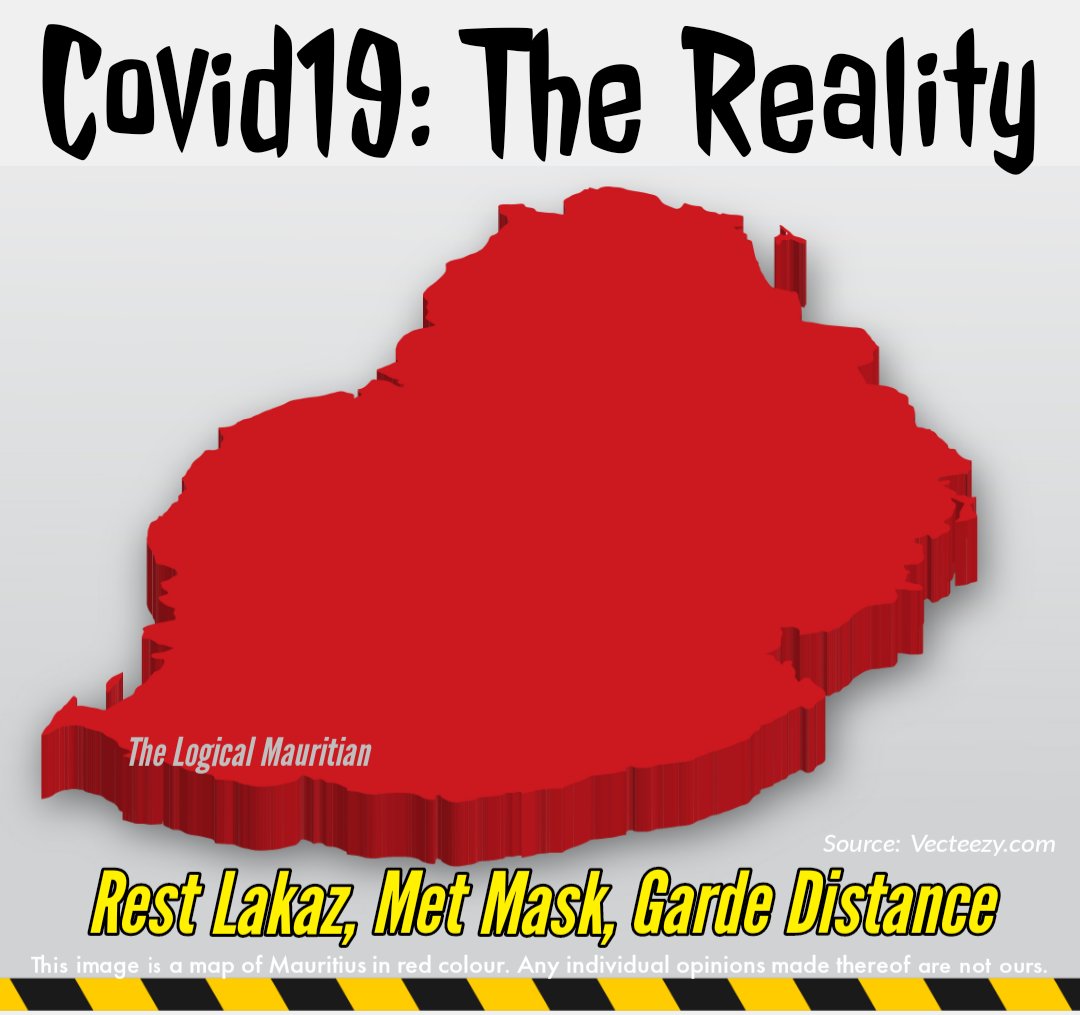 mauritianlogic's tweet photo. 🚨🦠Covid19: The Reality🦠🚨
👉Rest to Lakaz
👉Met to Mask
👉Garde to Distance
Vivre coumadir to éna virus et protez toi et to fami/kamarads.
Mauritius has gotten well over 390 cases of #Covid19 today.
#TheLogicalMauritian #Moris 🇲🇺
#Pandemic #Virus #BeSafeMoris #ZoneRouz https://t.co/zaRZSzxzGW