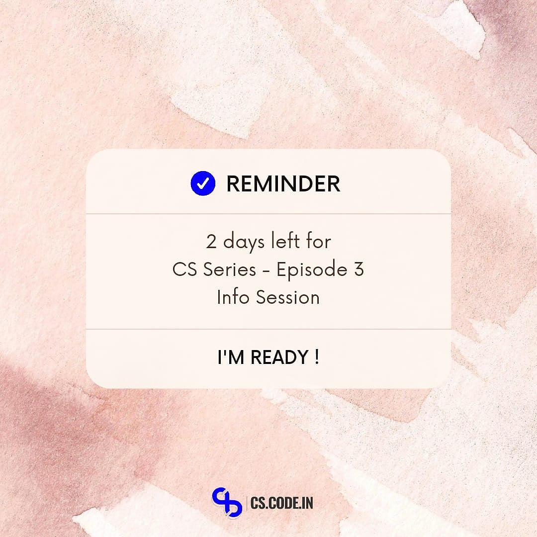 Psst, Are you registered  ?

Hurry up, the day is near !
👉forms.gle/aY42DUzhXBDqh3…

#fullstackwebdeveloper #computerscience #cs #codingstartswithc #codingislove #software #webdev #codecamp #howtolearncoding  #cybersecurity #devops #mongodb  #expressjs #oops #algorithms #bash #AI