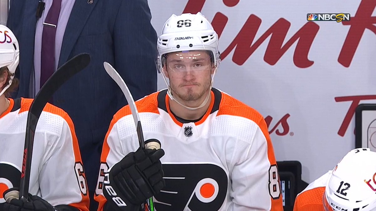 TommyTomasino's tweet photo. Gotta say, #Flyers players really look like they absolutely love playing for Alain Vigneault and his coaching staff don’t they?. #FireAV #FireChucky #FireTherrien #FireYeo https://t.co/x3gqG52rtU
