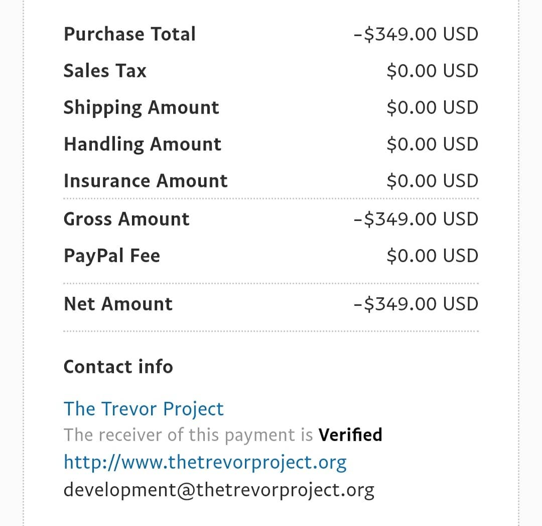 behindpromare's tweet photo. Proof of donation♡ https://t.co/CuRAkGss4E