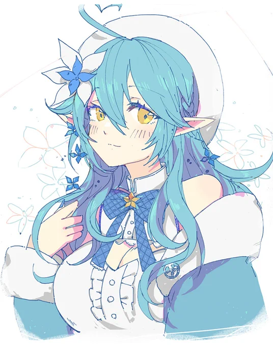 ラミィちゃん60万人おめでとう!!
 #LamyArt 