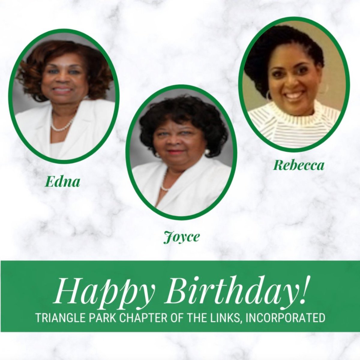 TPCLinks's tweet photo. Singing ๐ถ"Happy Birthday"๐ถ to our chapter members Edna, Joyce & Rebecca who celebrated birthdays this month. We wish you continued health & happiness the whole year through! #happybirthday #tpclinks https://t.co/hjoBOCmhC8