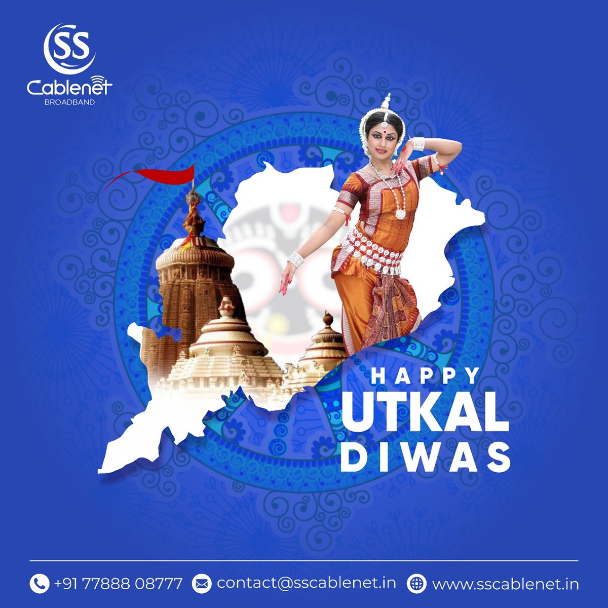 SSCABLENET's tweet photo. Happy Utkal Divas

Follow us on: https://t.co/avh8xsRuHj
Call us on: +917788808777
Write us on: contact@sscablenet.in

#sscablenet #broadbandservices #internet #bhubaneswar #settopbox #mbps #data #speed #services #localcable #localbroadband #livetv #tv #plan
#HappyUtkalDivas https://t.co/qv7t5XCuBU