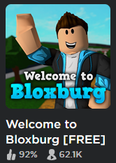 Welcome to Bloxburg - Roblox