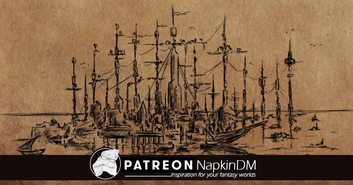 City of Golhavuz

Home is where the heart is, and my heart is somewhere amongst this pile of discarded flotsam and floating, rotting wood...

patreon.com/posts/42775653

#dnd #fantasy #rpg #ttrpg #art #writingcommunity #inspiration #dungeonmaster
