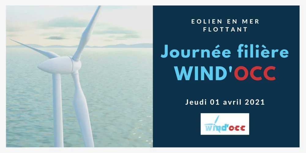 ADOCC_'s tweet photo. Au programme de la journée filière Wind’Occ 2021 :
➡️Actualités sur la structuration de la filière en @Occitanie en 2021
➡️Ateliers : normes et réglementations dans les #EMR ; environnement, appels d’offres de l’#éolien en mer flottant et R&amp;D
➡️260 rdv #B2B programmés
#FOWT https://t.co/PS9EsmIJel