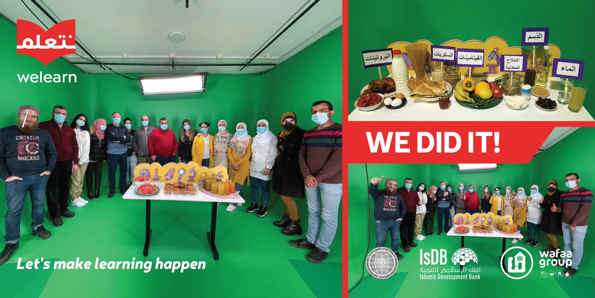 welearnsyr's tweet photo. Congratulations to our team for completing the shooting of the 1st, 2nd, and 3rd elementary science classes
#shooting #school #elementaryschool #chromastudio #welearn #thelight #science #food #syrianrefugees #refugees #thefuture #elearning #onlinelearning #onlinecourses #courses https://t.co/8Lvcw5lp6X