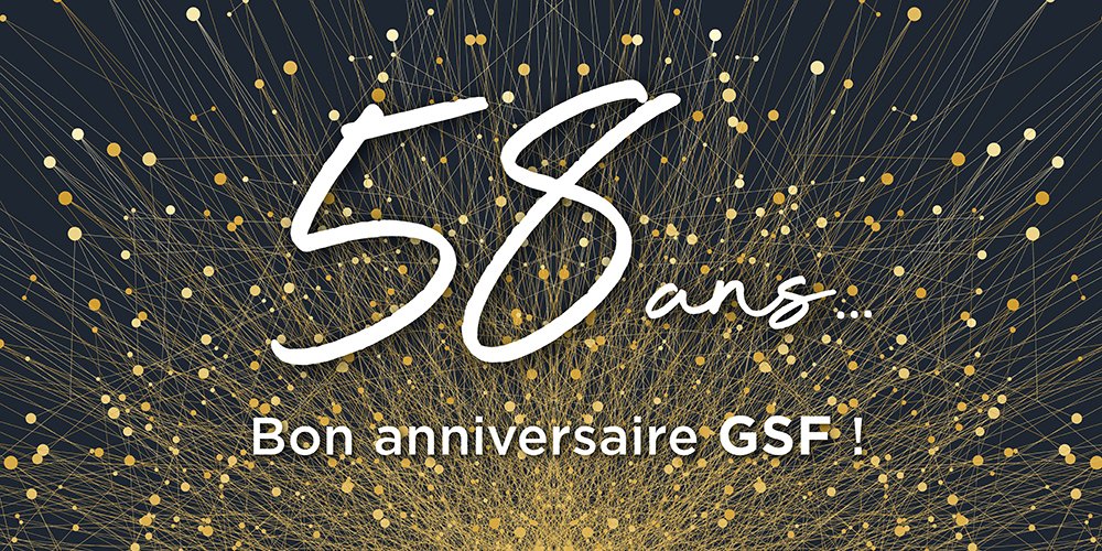 GSFproprete's tweet photo. #GSF #58ans #anniversaire Fort de plus de 36 000 femmes et hommes aujourd’hui, le Groupe GSF fête ses 58 ans d’existence ! Une aventure qui a débuté le 1er avril 1963 🎂 https://t.co/dAEyw3SKYc