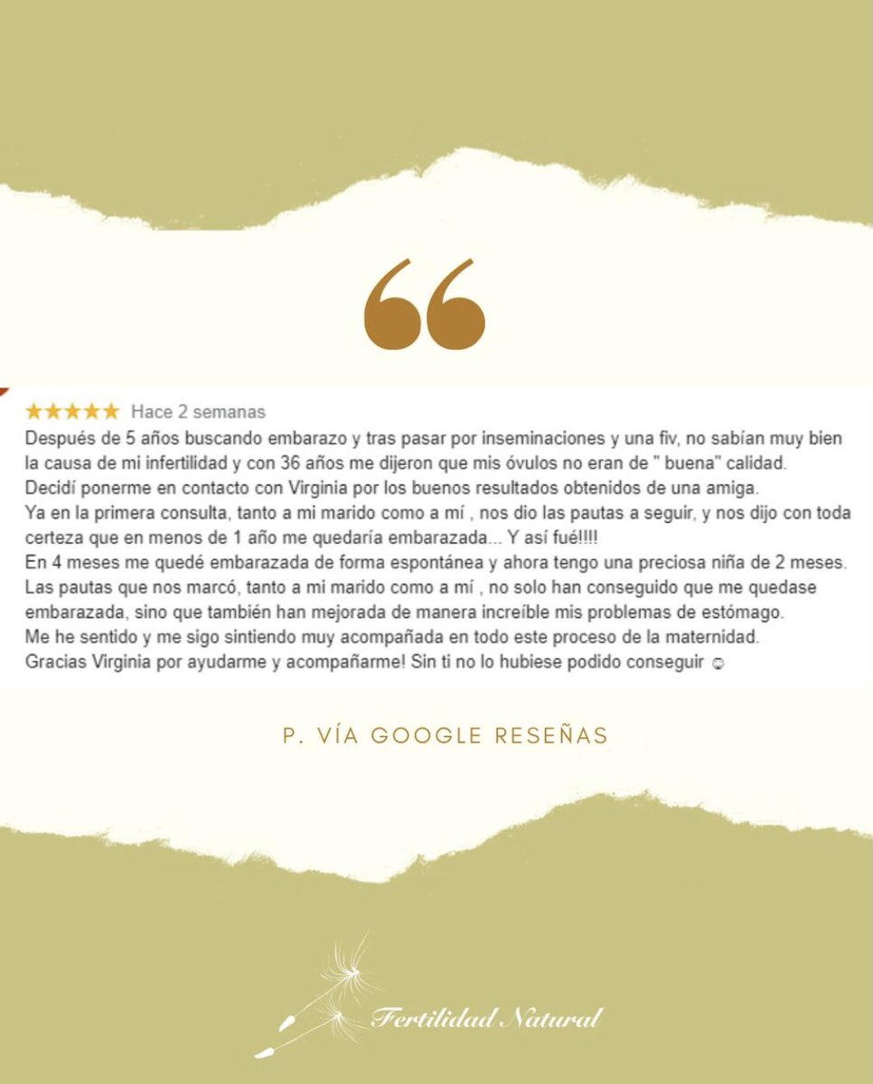 🌷 La perseverancia es la capacidad para seguir adelante a pesar de las dificultades. Eres un gran ejemplo. Gracias por compartir tu historia e inspirar a millares de mujeres. Gracias por confiar en el Método Naturista de Fertilidad.
#fertilidadnatural #invitro