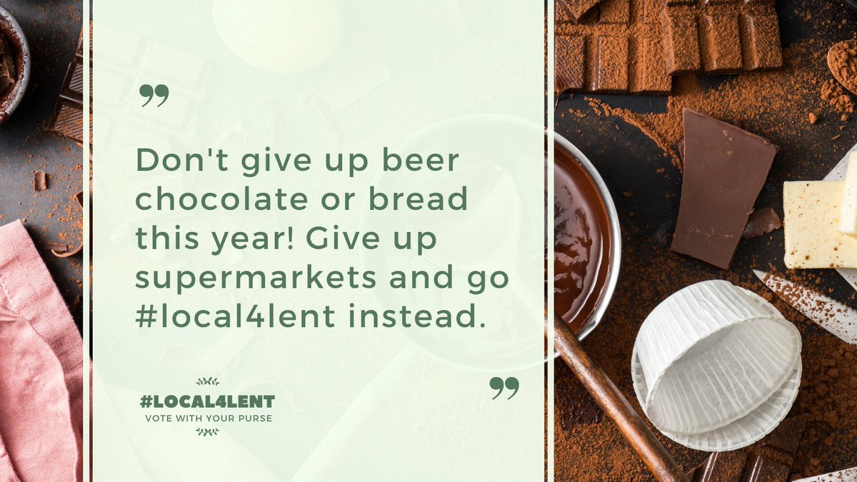 We can't believe it's the last day of Lent!! We've made it 🙌 Hope you've loved the challenge as much as we have and keep sharing your fab #shoplocal discoveries with us. #local4lent