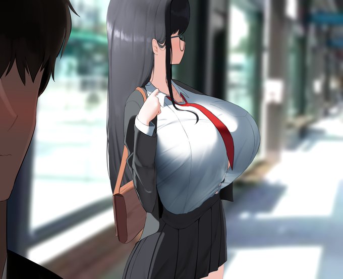 #10
バス停でとんでもないサイズの女子高生を見た 