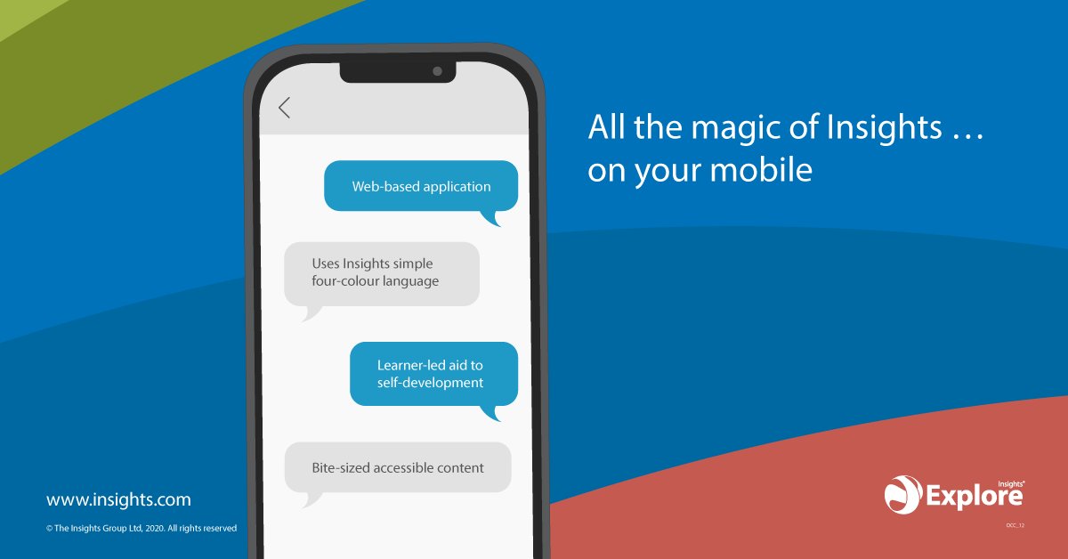Insights's tweet photo. Introduce the simple, impactful language of colour to your workplace with Insights Explore.
Insights Explore is an effective way to improve collaboration, build soft skills and boost performance.
Find out more: https://t.co/vKwDDgrR2Z
#InsightsExplore https://t.co/0Jr0U86mGM