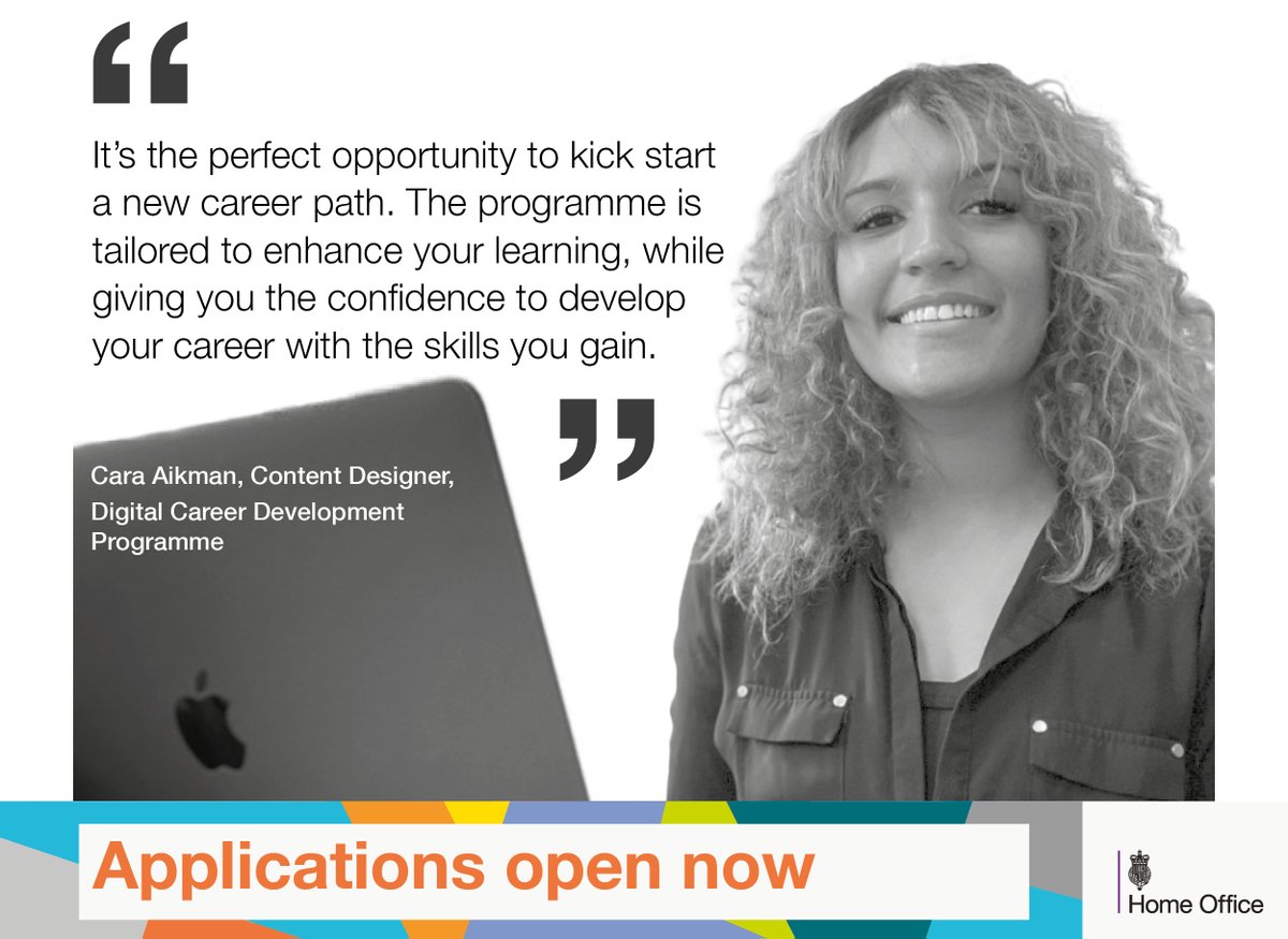 DDaTDevelopment's tweet image. Applications close on Monday! Get paid to develop user research, content design, or interaction design skills &amp;amp; make government services better for everyone: Applications for 
@HODigital Programme below: 
tinyurl.com/HoUR21 
tinyurl.com/hocd21 
tinyurl.com/HoID21