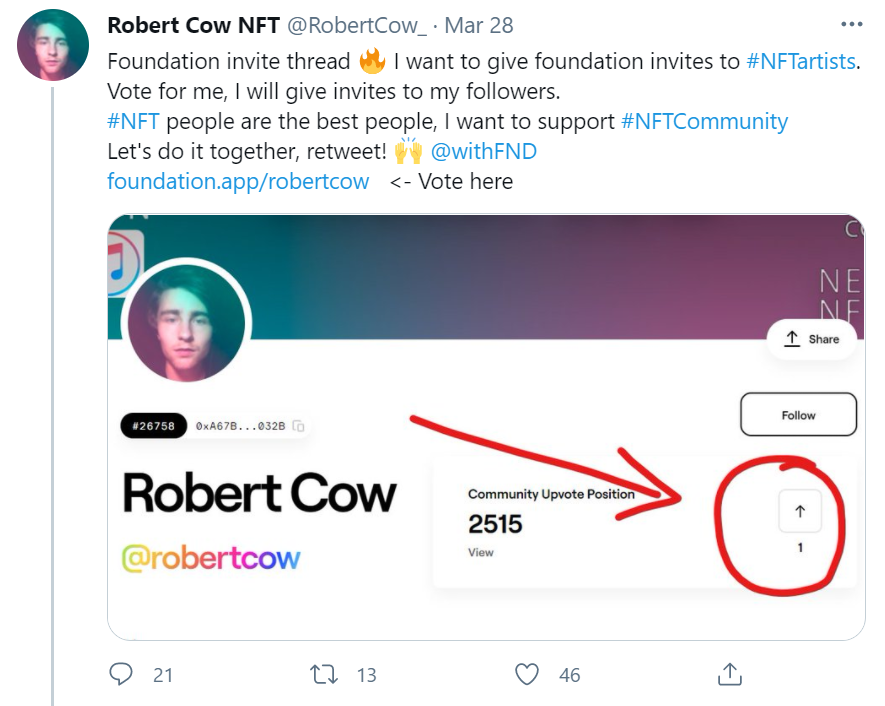 #NFTCommunity wake the f*ckup, this guy is a fake collector preying on your desperation
His adress, and it doesn't have any nft from you! 0xa67b665ba28c12d80909a9b0e4bd53e05641032b 
You can even see in his rarible account that he doesnt have nothing!
