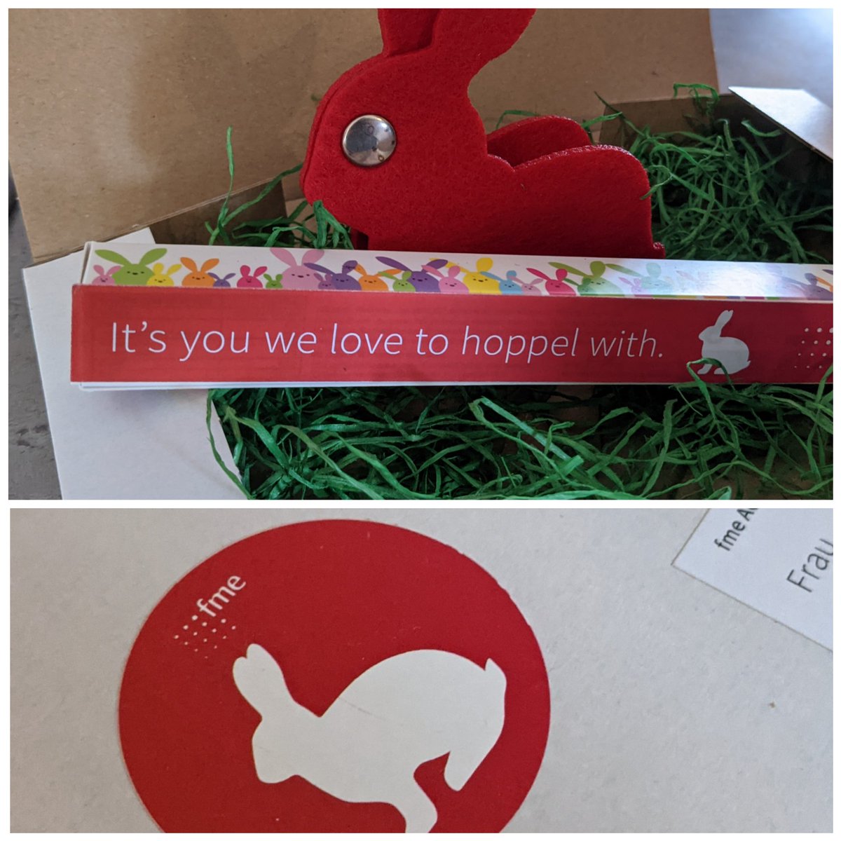 So eine schöne Osterüberraschung 🐰 <a href="/fmeAG_de/">fme AG</a>  vielen Dank 🙏