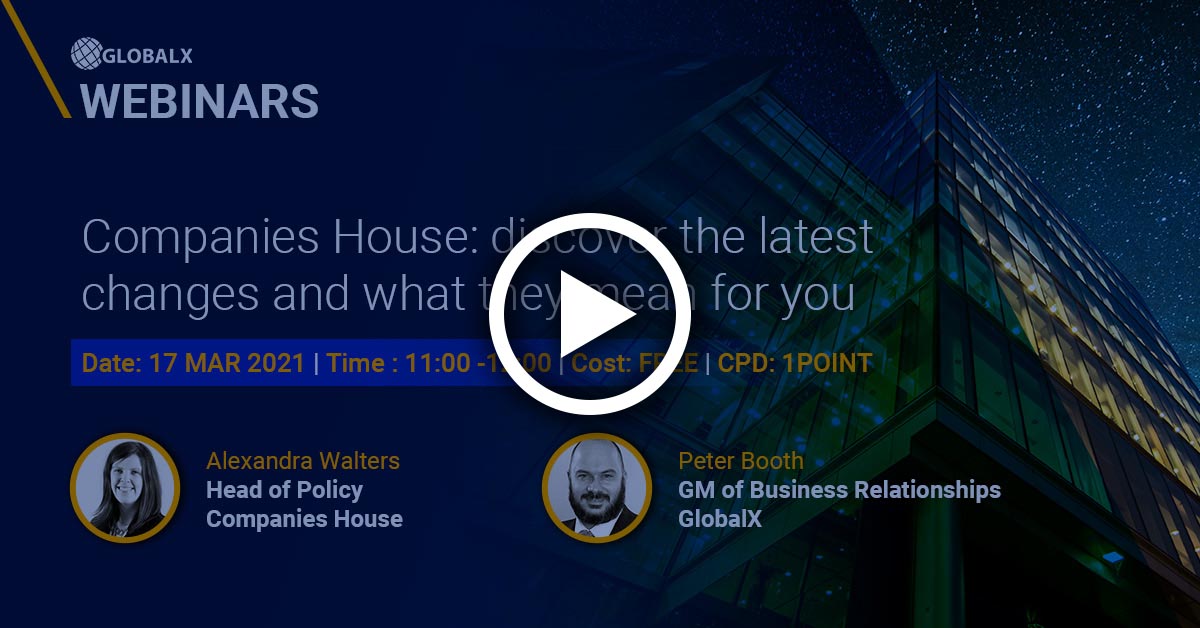 globalxuk's tweet photo. We were recently joined by Head of Policy at Companies House to discuss the latest reforms and what they mean for you.

You can watch the recording for free here! https://t.co/fRkaVlYGpU https://t.co/K397SQLoyi