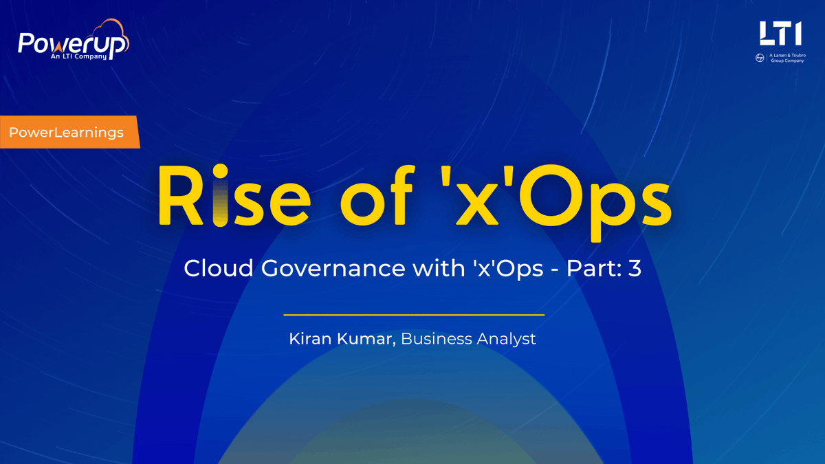 Powerupcloud's tweet photo. 'x'Ops is a trending concept evolving around the IT cloud-operating model that majorly encompasses cloud management and governance practices.

This blog gives you in-depth details on FinOps and SecOps implementations.

Know more here: https://t.co/YPw7gISium https://t.co/04TuLaihXq